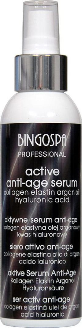 Serum fytyre BingoSpa Professional Active Anti Age, kolagjen dhe acid hialuronik, 150 g