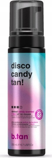 Shkumë autobronzuese B.Tan Disco Candy Tan, 200 ml, me aromë të ëmbël