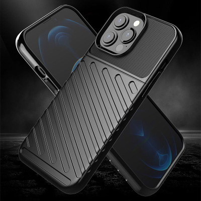 Mbulesë telefoni Thunder Case për iPhone 13 Pro Max, TPU e fortë, antirrëshqitëse, jeshile