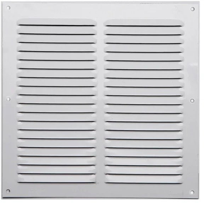 Решетка за вентилација No Name VENTILATION GRILLE 001441, за ѕид и таван, пластика, бела