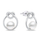 Vathё Brilio Silver EA786W