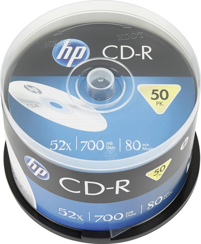 CD-R HP 69307, 700MB, 52X, paketim 50 copë