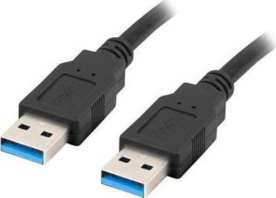 Kabllo USB Lanberg USB-A - USB-A, M / M, 3.0, 1.8m, e zezë