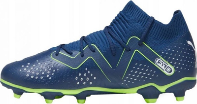 Këpucë futbolli Puma Future Match FG AG për kalamaj, DynamicFit, GripControl, blu
