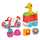 Set lodrash Tomy Toomies Jurassic World, xhip me rimorkio dino, shumëngjyrësh