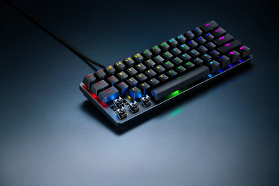 Тастатура за игри Razer Huntsman Mini, 60%, Аналогни прекинувачи, црна