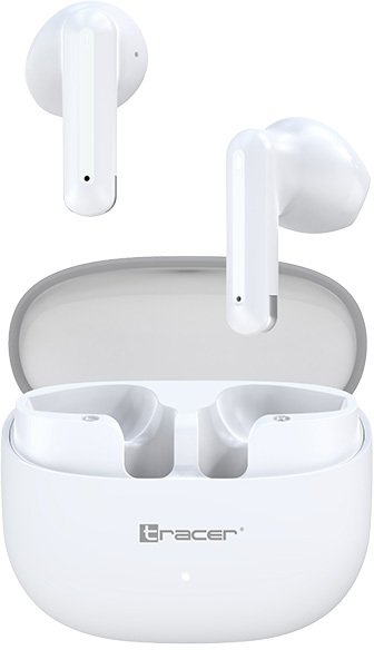 Kufje pa tela NoName TRACER T12 TWS, Bluetooth, in-ear, të bardha