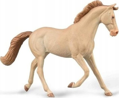 Figurë kali CollectA Thoroughbred Mare Perlino, e lyer me dorë, lodër edukative