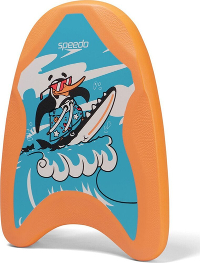 Jelek noti për kalamaj Speedo Printed Float Learn to Swim, unisex, një masë, blu portokalli