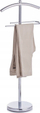 Vare rrobash metalike Zeller, për kostume, 43x26x109 cm, argjendi