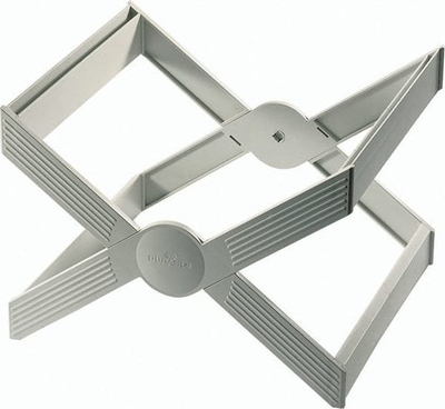 Mbajtëse dosjesh Durable CARRY A4, plastike, e palosme, gri