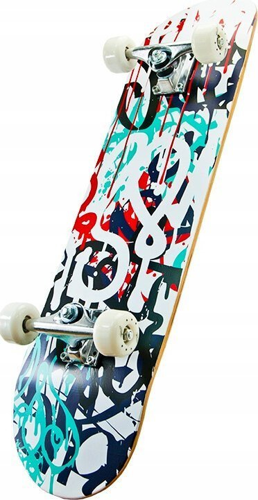 Skateboard Allright Tags, 9 shtresa panje, kushineta ABEC 9, shumëngjyrësh