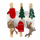 Kapëse dekorative për Krishtlindje Craft with Fun Christmas Clips, set, shumëngjyrëshe