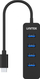 Hub USB Unitek H1117, USB C në 4x USB A 3.1, 5 Gbit/s, i zi