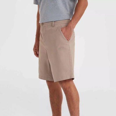 Shorta chino O'Neill Essentials, për meshkuj, pambuk elastik, bezhë