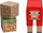 Figurë loje Educa Borras Minecraft, 8 cm, me nyje që lëvizin, shumëngjyrëshe