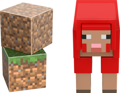 Figurë loje Educa Borras Minecraft, 8 cm, me nyje që lëvizin, shumëngjyrëshe