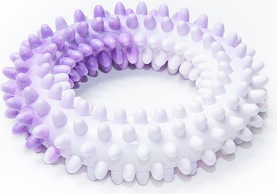 Lodër qen Ringo Sum Plast, me gjemba, 14cm, lejla e bardhë
