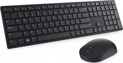 Set tastierë dhe maus Dell KM5221W, i zi