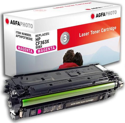 Toner AgfaPhoto APTHPCF363XE, magenta, që zëvendëson HP 508X