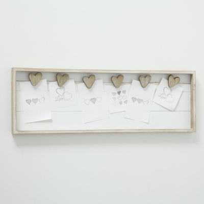 Kornizë kollazh Boltze Home Multi Frame, MDF, 72x24x72 cm, bezhë