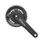 Garniturë pedalësh Shimano Cues FC-U4000-2, 36-22T, 9/10/11 shpejtësi, e zezë