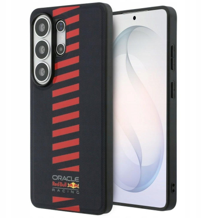 Kukë telefoni Red Bull Case Meshed Powerbar MagSafe për Samsung Galaxy S26 Ultra, përputhet me MagSafe, blu e errët