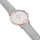 Orë dore Cluse Minuit Rose Gold White/Grey