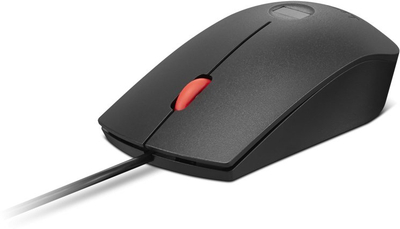 Mouse Lenovo USB, optik, 3 butona, zi me t’kuqe
