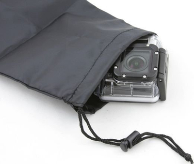 Çantë mbrojtëse për kamerë aksioni Xrec, për GoPro Hero 7 6 5 4 3+ 3 2 1, poliester që s’e kap uji, e zezë