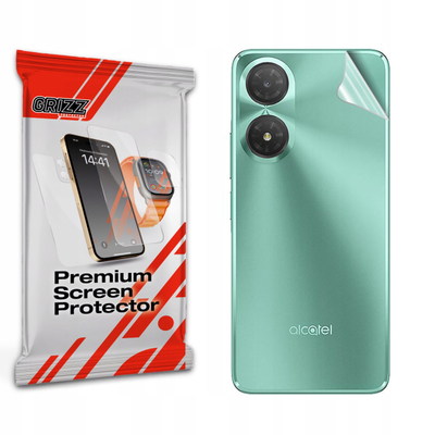 Film mbrojtës për pjesën e pasme Grizz SatinSkin për Alcatel 3 2025, përfundim sateni, transparent