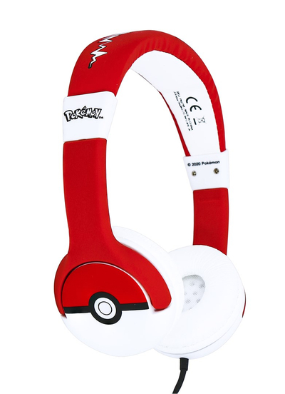 Kufje OTL Pokemon Pokeball Kids, të kuqe