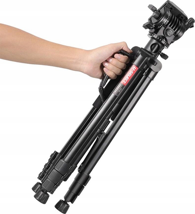 Tripod studiues Ulanzi VT-02, 183 cm, për kamera DSLR, i zi