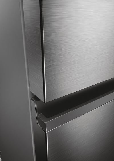 Frigorifer kombi Haier HTW5620DNMG, 414L, No Frost, inox
