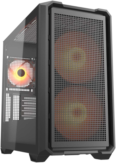 Kllëf kompjuteri Cougar MX600 RGB Mini, Mini Tower, ATX mATX mITX, i zi