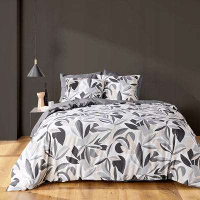 Set çarçafësh Lavinia Grey, 240x220cm, 52 fije, gri