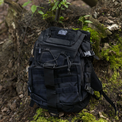 Çantë shpine Offlander Survival Hiker 35L, najlon, 1.1kg, e zezë