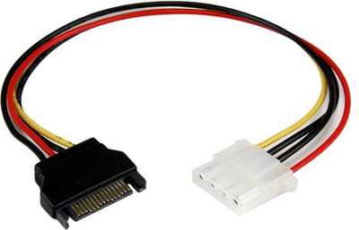 Kabllo StarTech Molex në SATA, 0.3m, me ngjyra të ndryshme