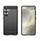 Mbrojtëse telefoni Hurtel Carbon Case për Samsung Galaxy S25 Edge, silikoni, e zezë