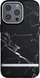 Kapak telefoni Richmond &amp; Finch Black Marble për iPhone 13 Pro, plastikë e fortë, i zi me argjend
