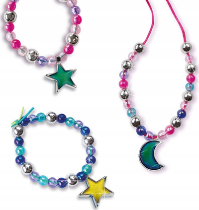 Set kreativ bizhuterish SES Creative 14763 Galaxy Mood Jewellery, për kalamaj, shumëngjyrësh