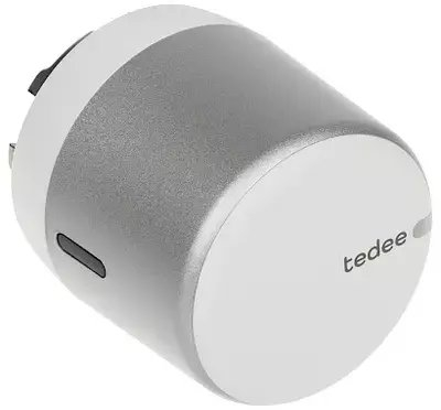 Bravë e zgjuar Tedee GO2 TLV2.0AA, Wi‑Fi, me bateri, ngjyrë argjend