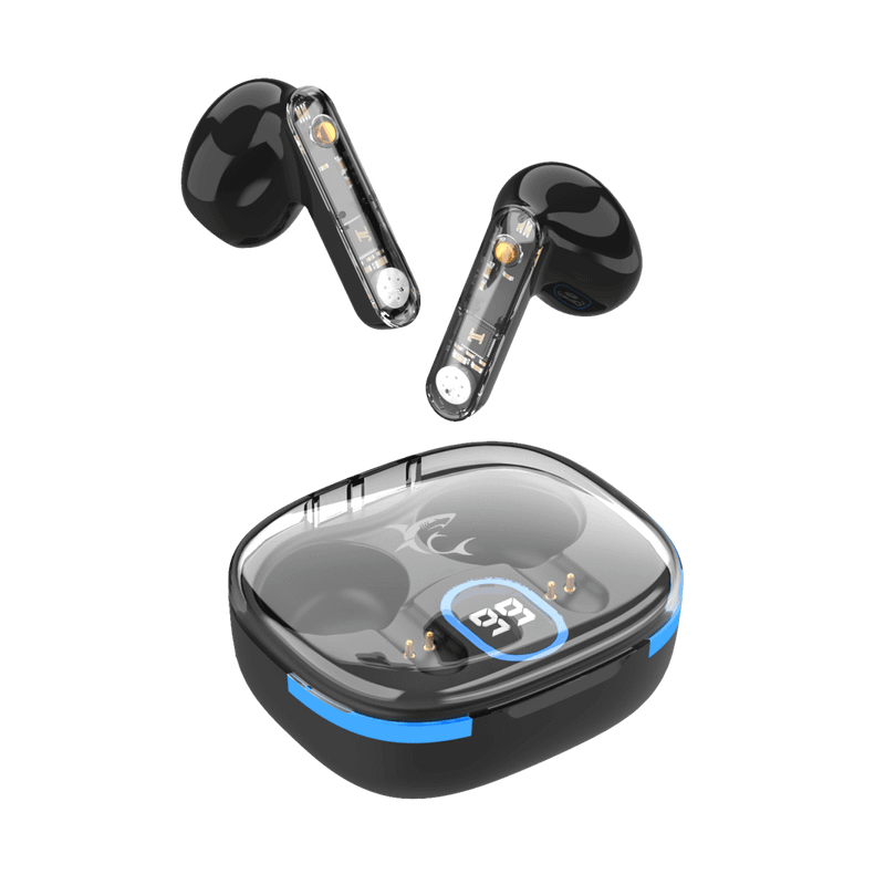 Dëgjuese White Shark Hyperbeat GEB-TWS37, Wireless, të zeza