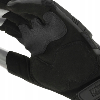 Doreza taktike Mechanix M-Pact Trigger Finger, me gishta të çarë, me mbrojtje nga goditjet, e zezë
