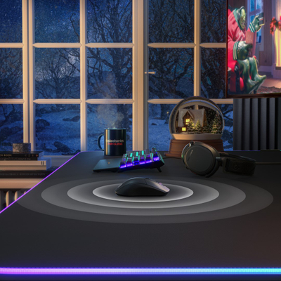 Maus lojërash SteelSeries Rival 3 Wireless, TrueMove Air, i zi
