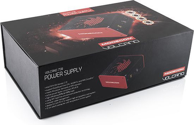 Burim energjie Modecom Volcano, 750W, i zi / kuq