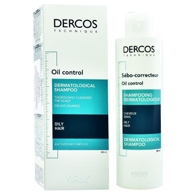 Shampon Vichy Dercos Oil Control Shampoo, 200ml