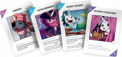 Zgjerim loje Rebel Unstable Unicorns Ahoy Adventure, 54 letra, me temë aventurë