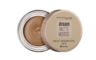 Krem pudër Maybelline Dream Matte Mousse LSF 18, 26 Honey Beige, 18 ml