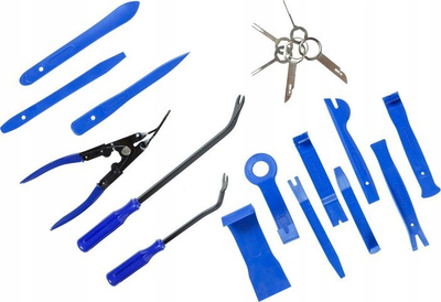 Set veglash për panele dyersh ASTA S-24MTR, 24 copë, me kuti plastike, portokalli
